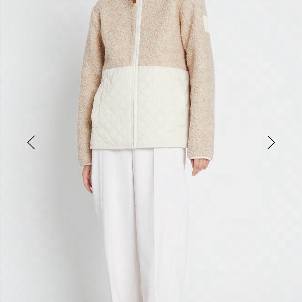 Tory Burch Fleece Quilted Jacket